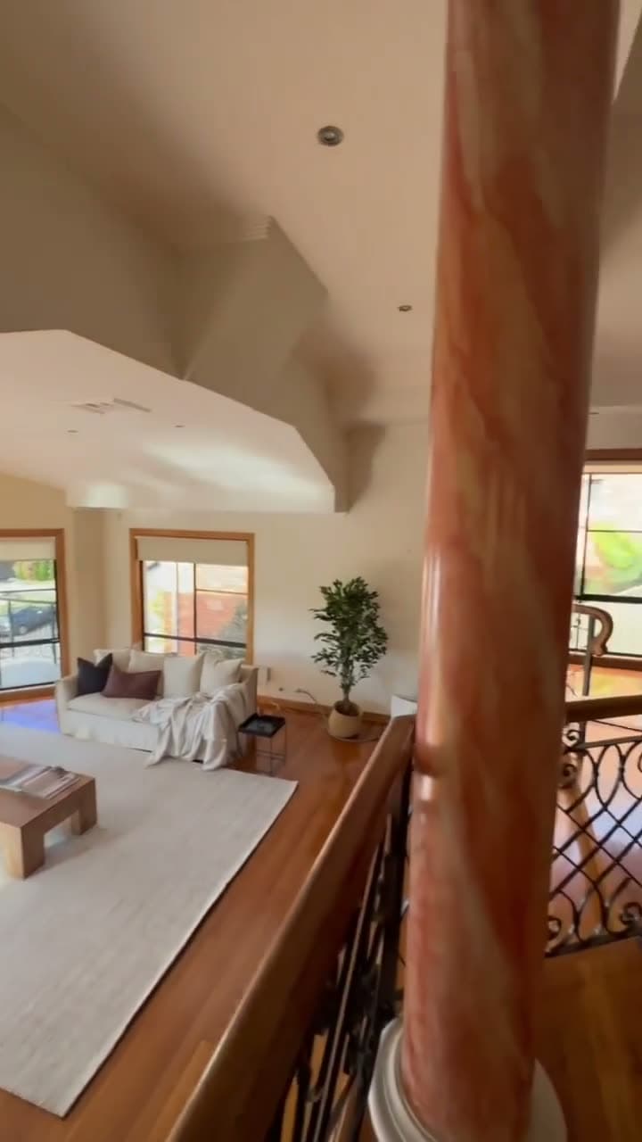 Walkthrough of a freshly painted home interior